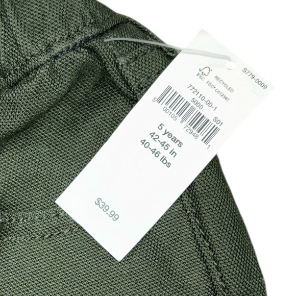 NWT GAP Hunter Green Jeans Size 5 Army Green Jeans 5 - Picture 6 of 10